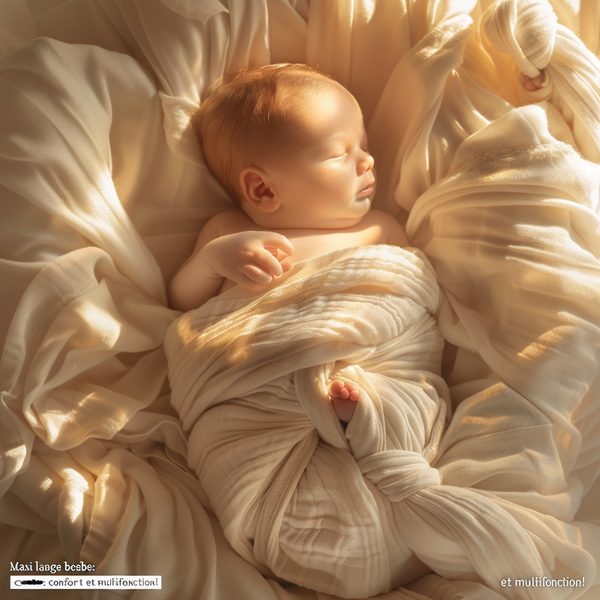 Maxi lange bébé: confort et multifonction !